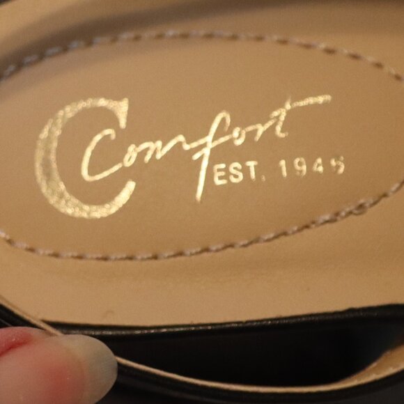 C Comfort by Cato Black Size 8 Shoes All Man Made Material - Picture 3 of 10